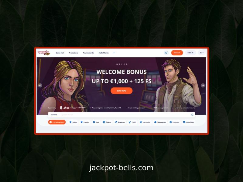 Jak uruchomić grę Jackpot Bells w Vulkan Vegas